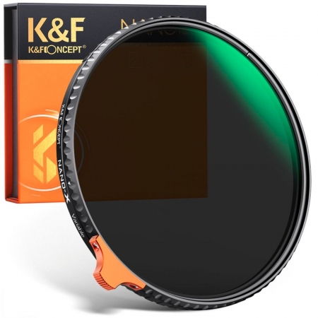 K&F Concept 77mm Variable ND Filter ND2-ND400 Nano X VND KF01.1465